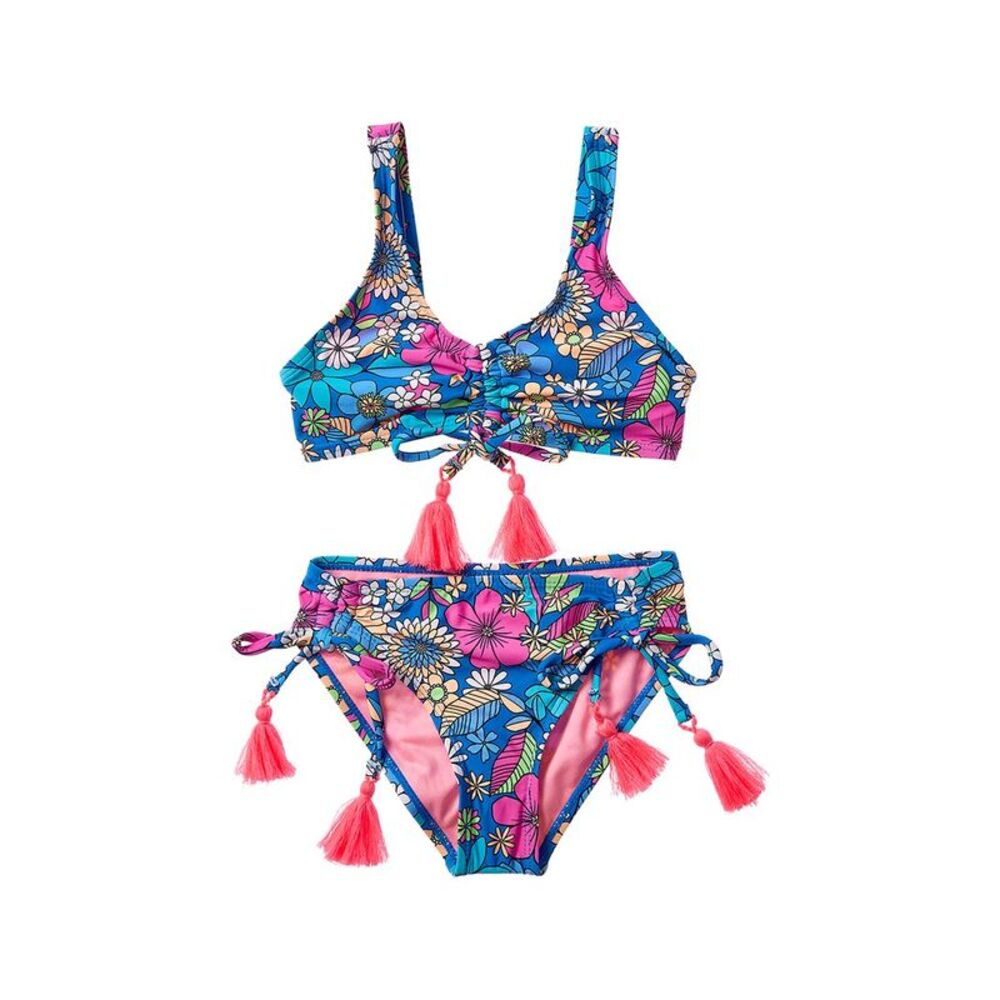 Beach Lingo Girls  2Pc Rem Cup Bralette & Hipster Bottom Set